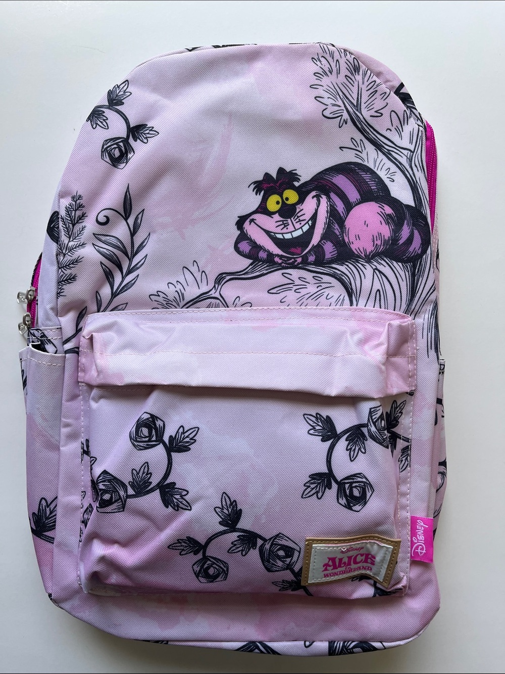 Wondapop Disney Cheshire Cat Floral Print Laptop Backpack
